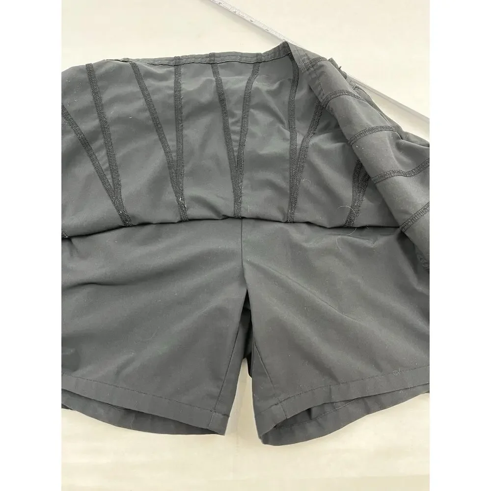 Athleta Wear About Skort Black Size 8 Pleated Tennis Golf Activewear